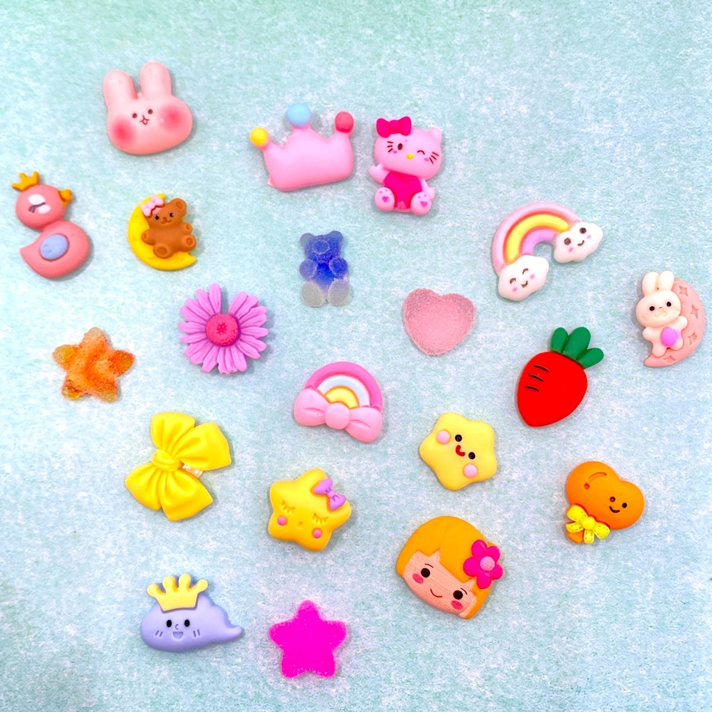20pcs- Cartoon Kawaii 3D Stickers, Bottle/Phone/Refrigerator/laptop stickers